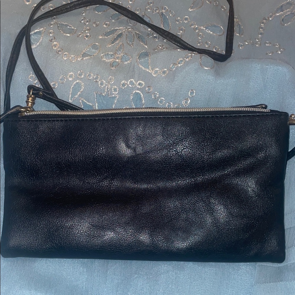 Relic Black Floral Clutch with Gold Accents - Picture 4 of 8